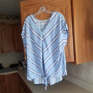 COMO BLU WOMENS TOP SHIRT SIZE 2X